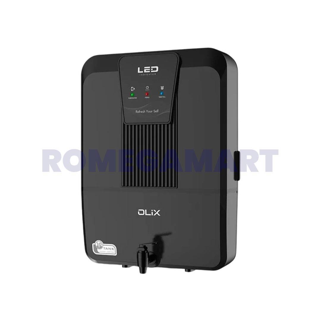 Olix Jade Black Water Purifier RO+UF+COPPER ALKALINE+ TDS CONTROLLER10 Liter Storage Capacity With LED Indicators(2 Year Warranty)- Winotek Enterprises