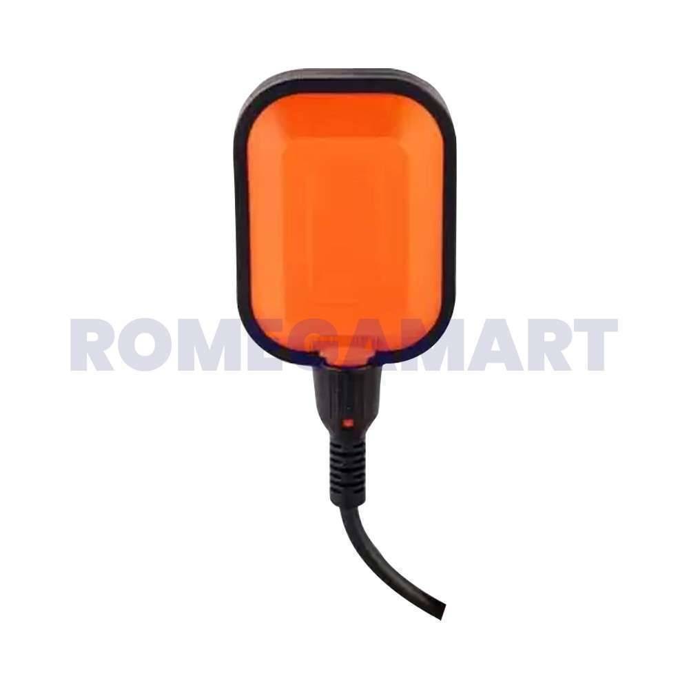 Orange With Black Outline Float Switch 3 Meter 0.5A-Current Rating - MS ENTERPRISES