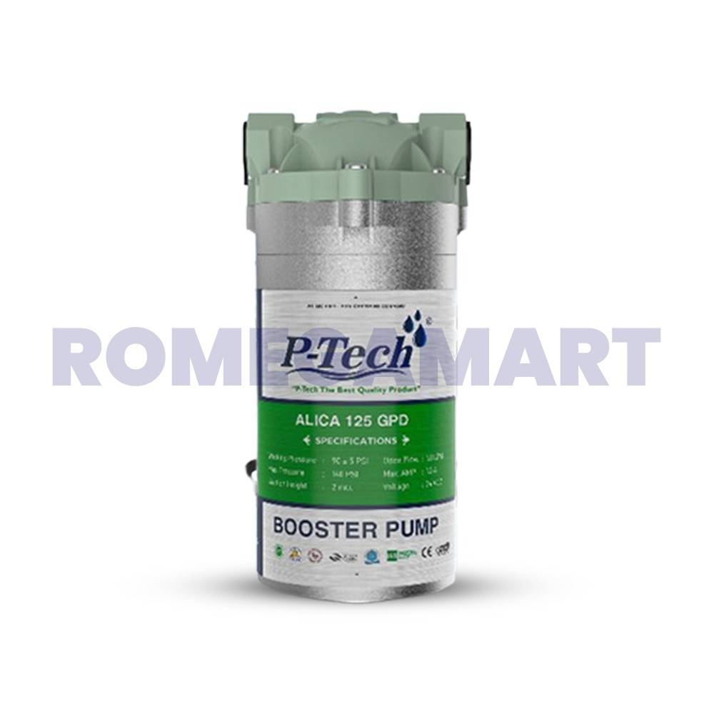 P-Tech Alica 125 GPD Booster Pump Cooper Material For Domestic Water Purifier - P-TECH AQUA India