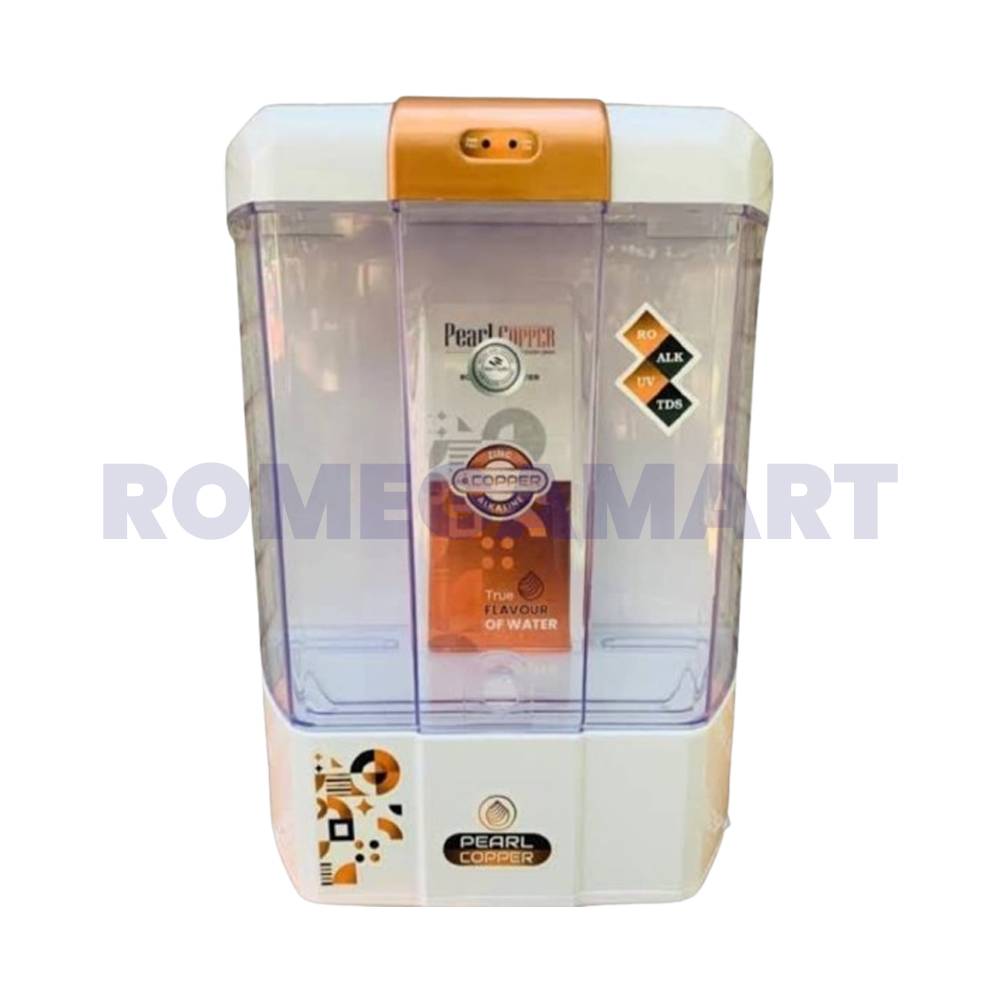 Pearl Copper White Transparent Water Purifier - Sree Balaji Aqua Solution 