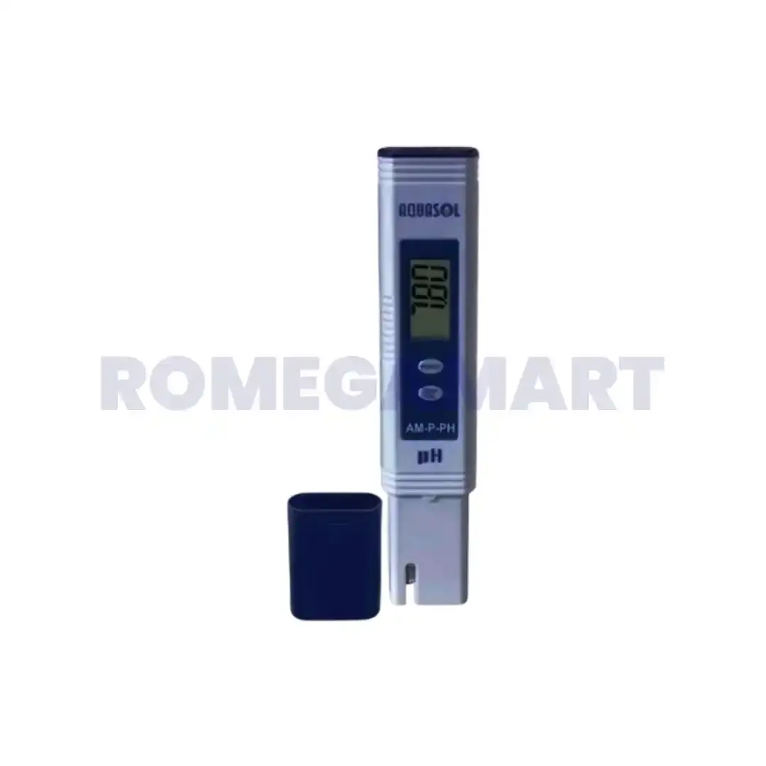 Aquasol PH Meter Pen Type White Color ABS Plastic Material For Water Quality Testing - Enviro Tech System & Engineers