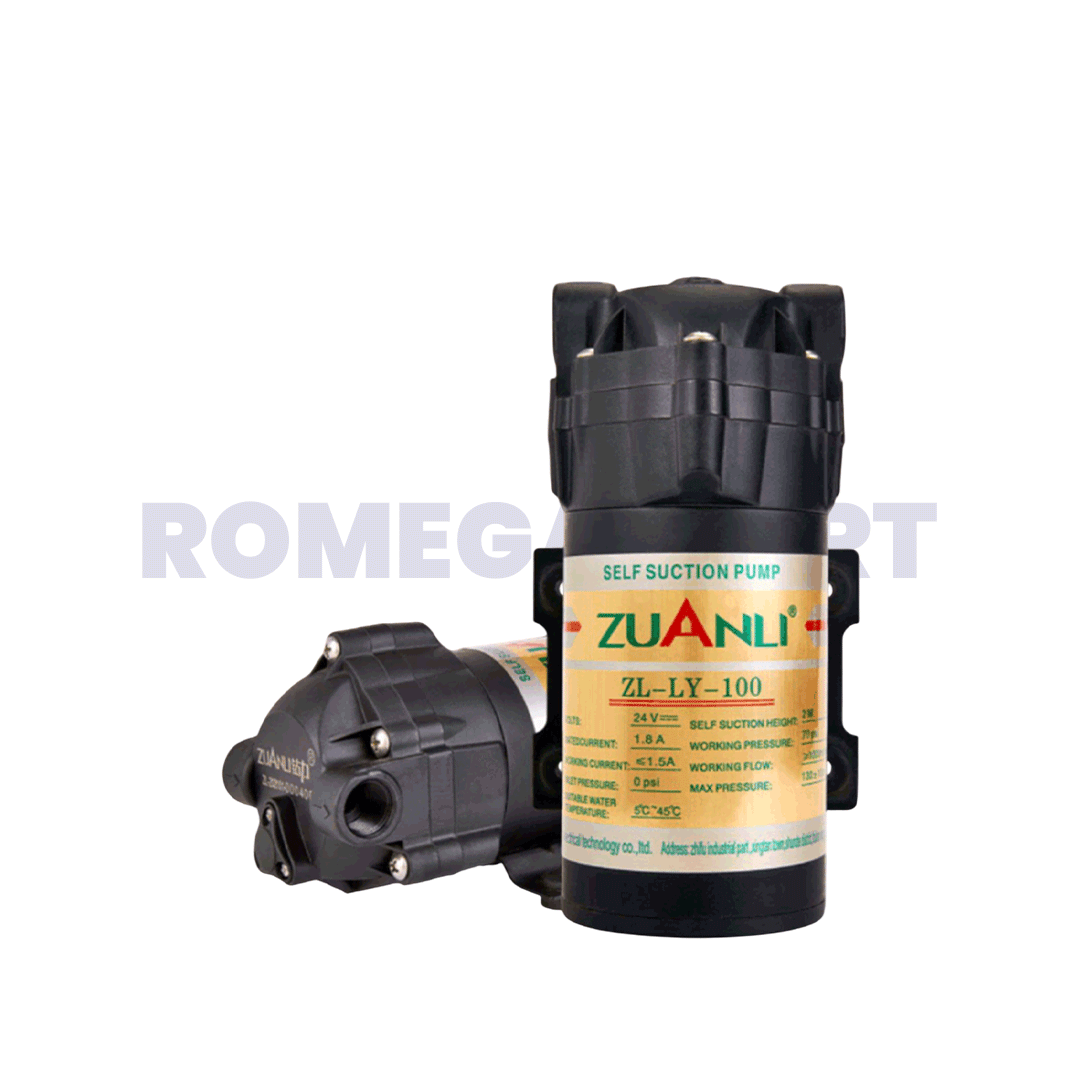 Cloud Zuanli 100 GPD Booster Pump Black Color Suitable For Domestic RO - JAZZ PURE WATER SOLUTION