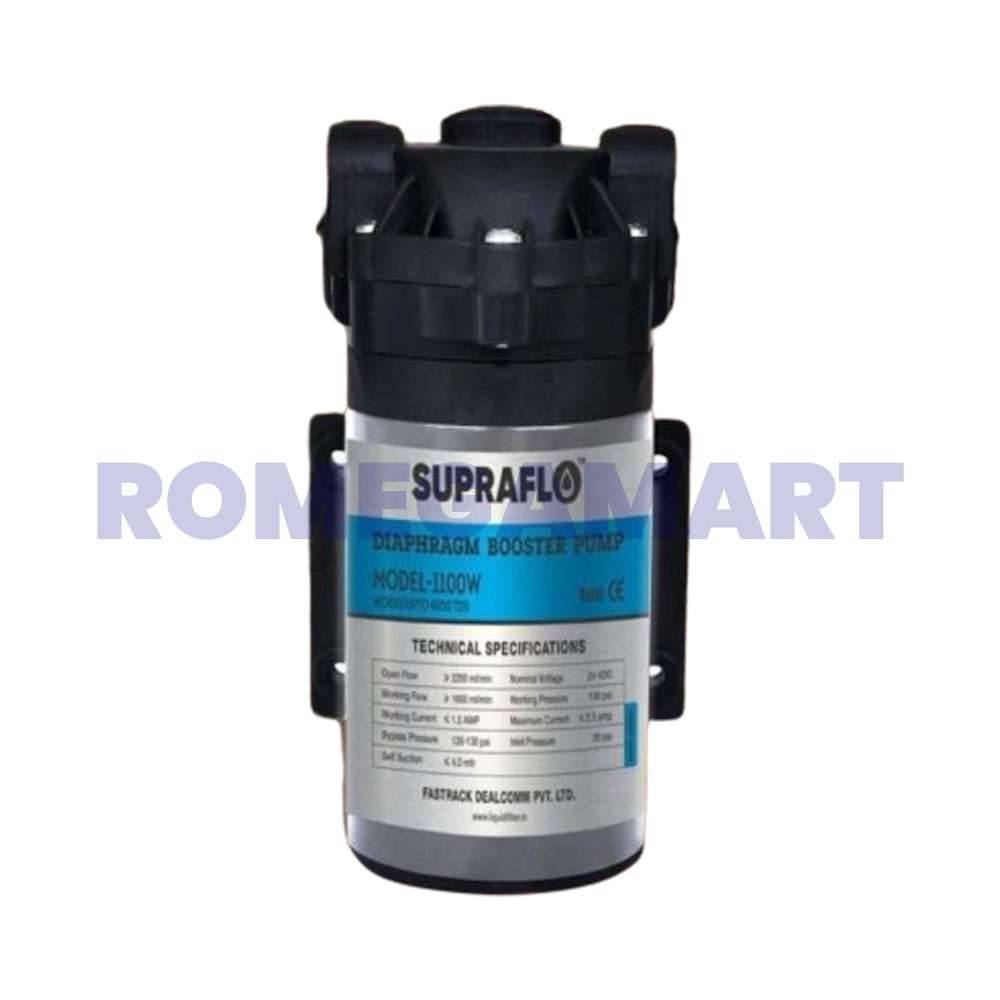 Superflo Diaphragm 100 GPD Booster Pump Black Color For Domestic RO - GTB JI SOLUTION