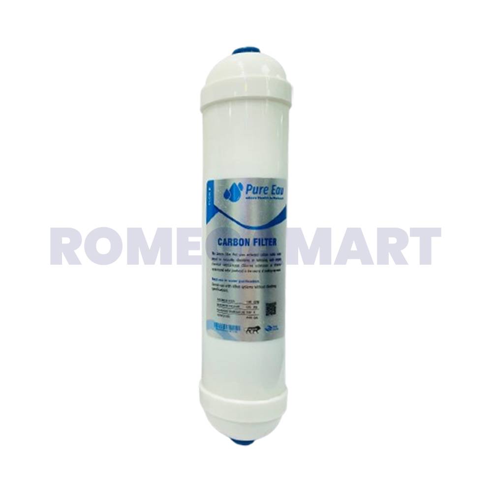 Pure Eau Carbon Filter White color for Domestic Ro Water Purifier- Pure Eau Enterprise