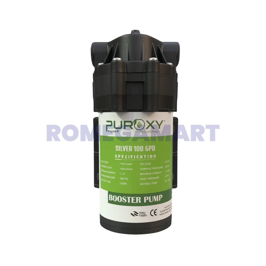 Puroxy 100 GPD Booster Pump Silver Color Cast Iron Material Suitable For Domestic Use - Dipayan Works & Products