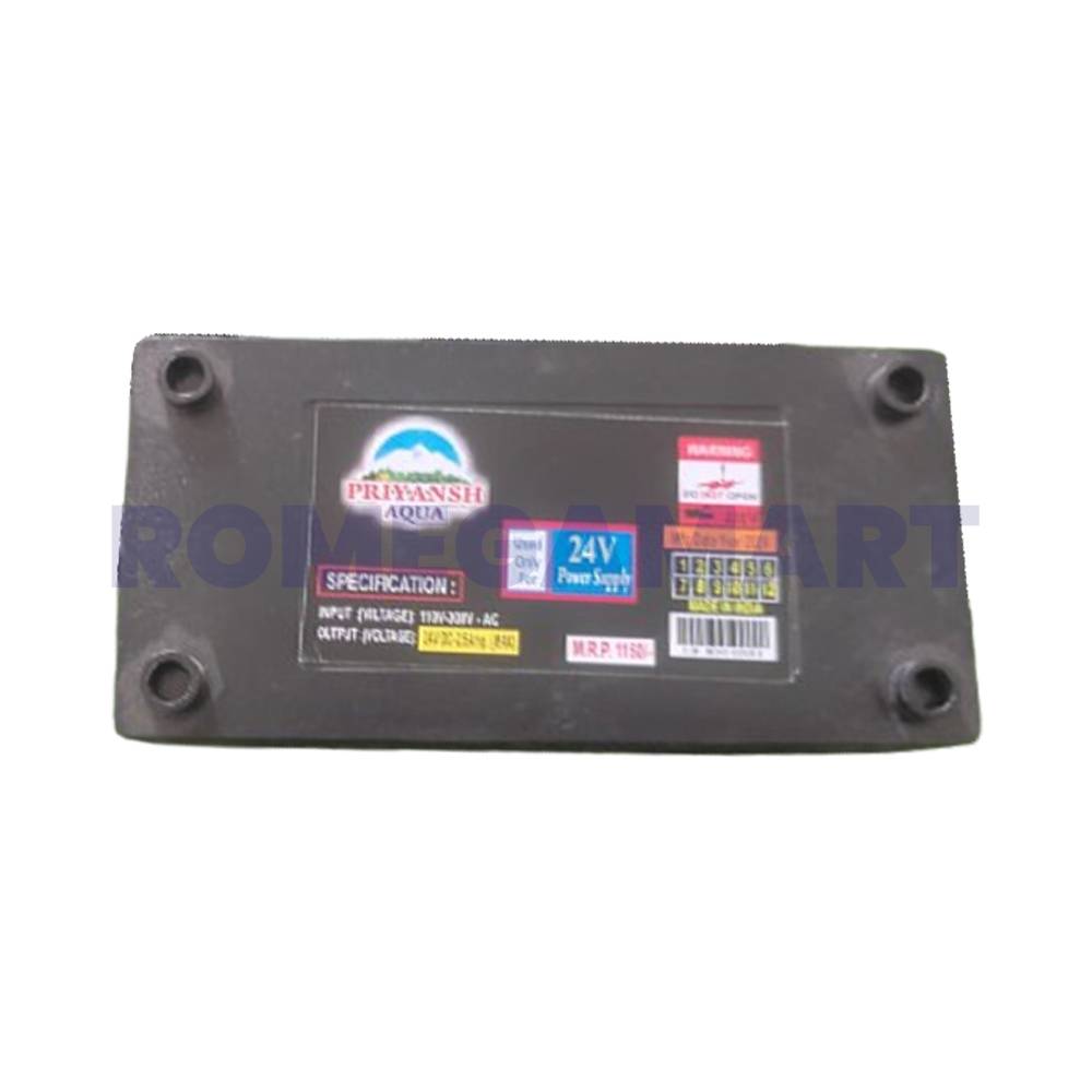 Priyansh Aqua 24V 2.5Amp SMPS Grey Color For Domestic Use - KHATUSHYAMJI MULTI SERVICES