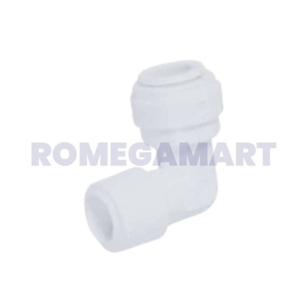 Pump Elbow White Color Plastic Material Suitable For Domestc RO - GTB JI WATER SOLUTIONS