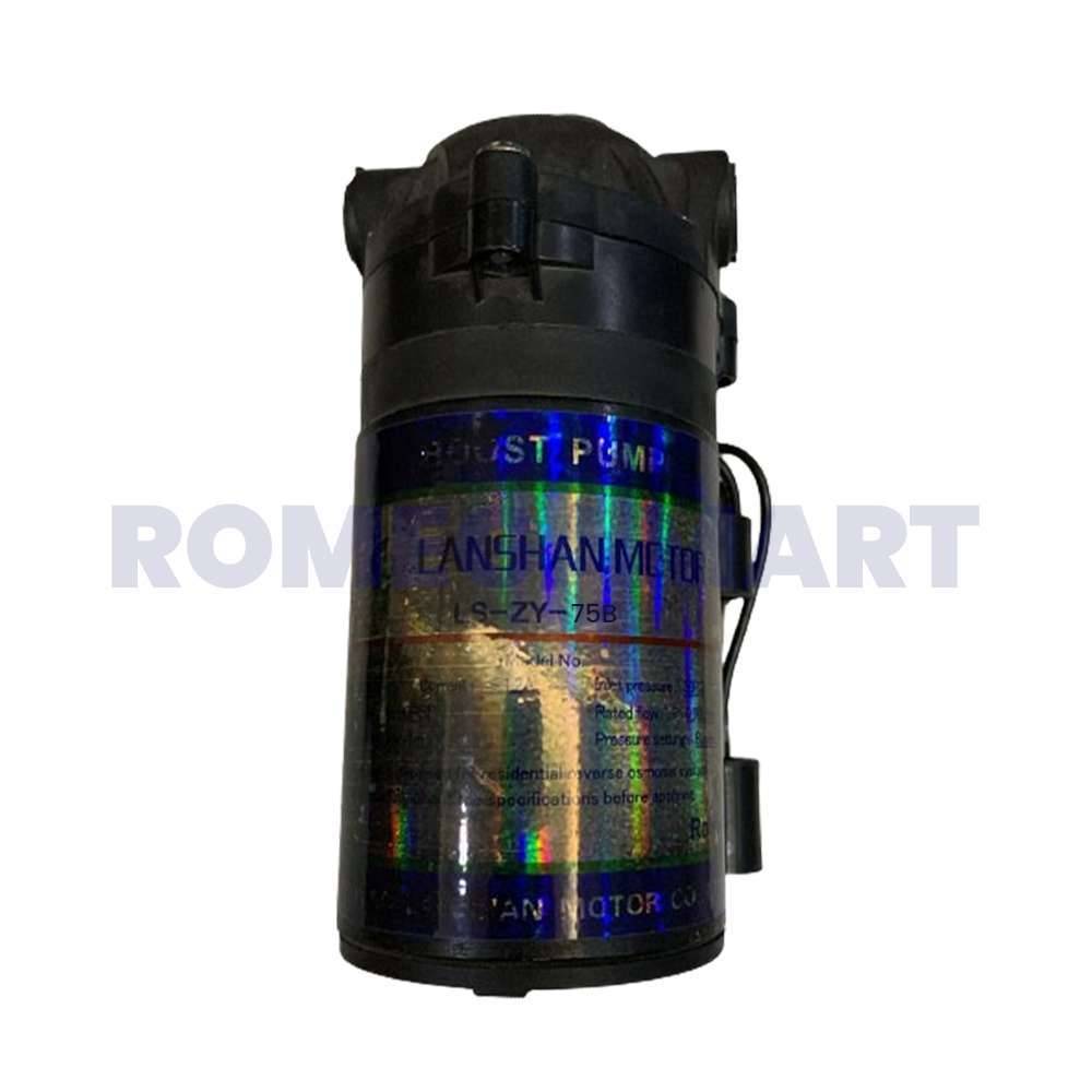 Lanshan 75 GPD Pump Black Color Metal Material For Domestic Use - JAZZ PURE WATER SOLUTIONS