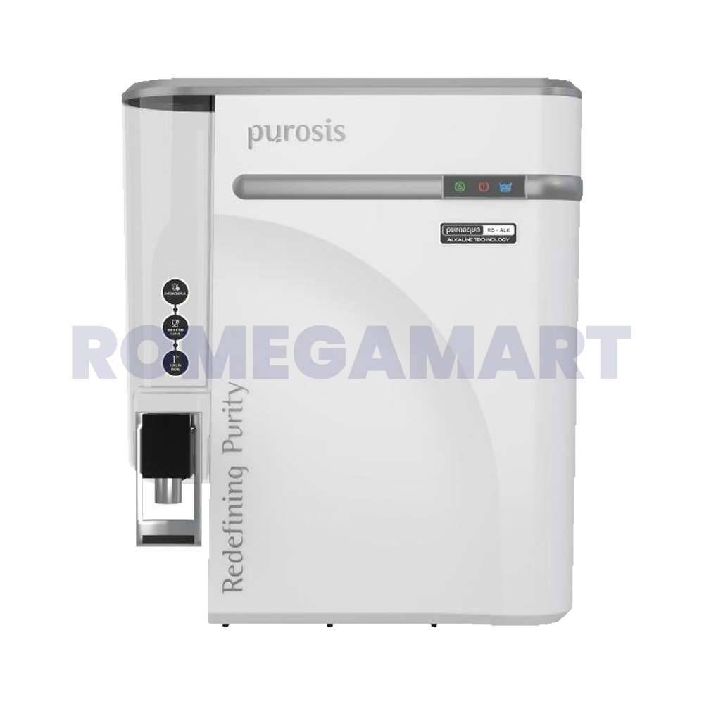 Purosis RO Water Purifier White Color RO + ALK 9 Liter Storage For Domestic Use - SBRO SYSTEM