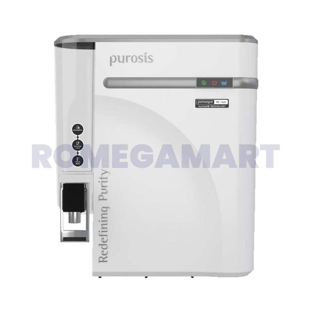 PUROSIS RO+UV+UF 9 Liter Storage Water Purifier With Smart LED Indicator ABS Plastic Material - JAZZ PURE WATER SOLUTIONS