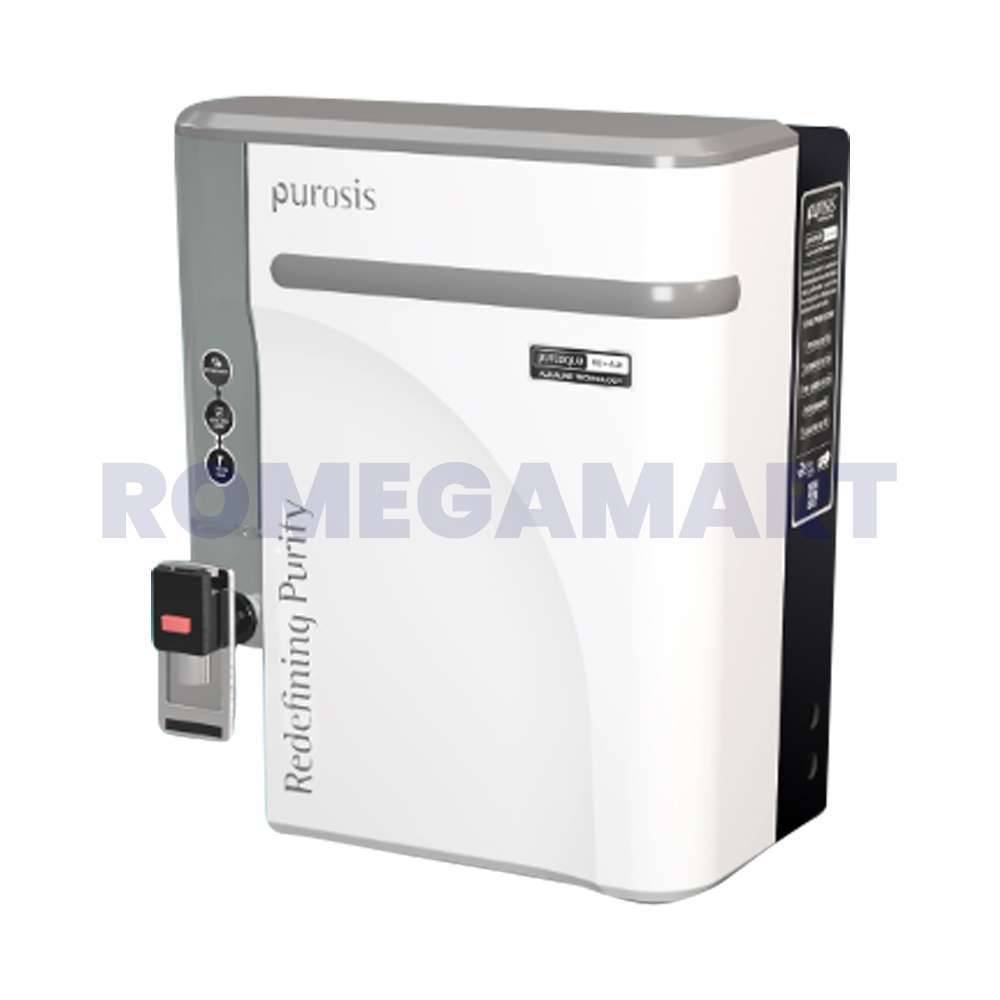 PUROSIS RO+UV+UF White Color 9 Liter Storage Water Purifier With Smart LED Indicator ABS Plastic Material - JAZZ PURE WATER SOLUTIONS
