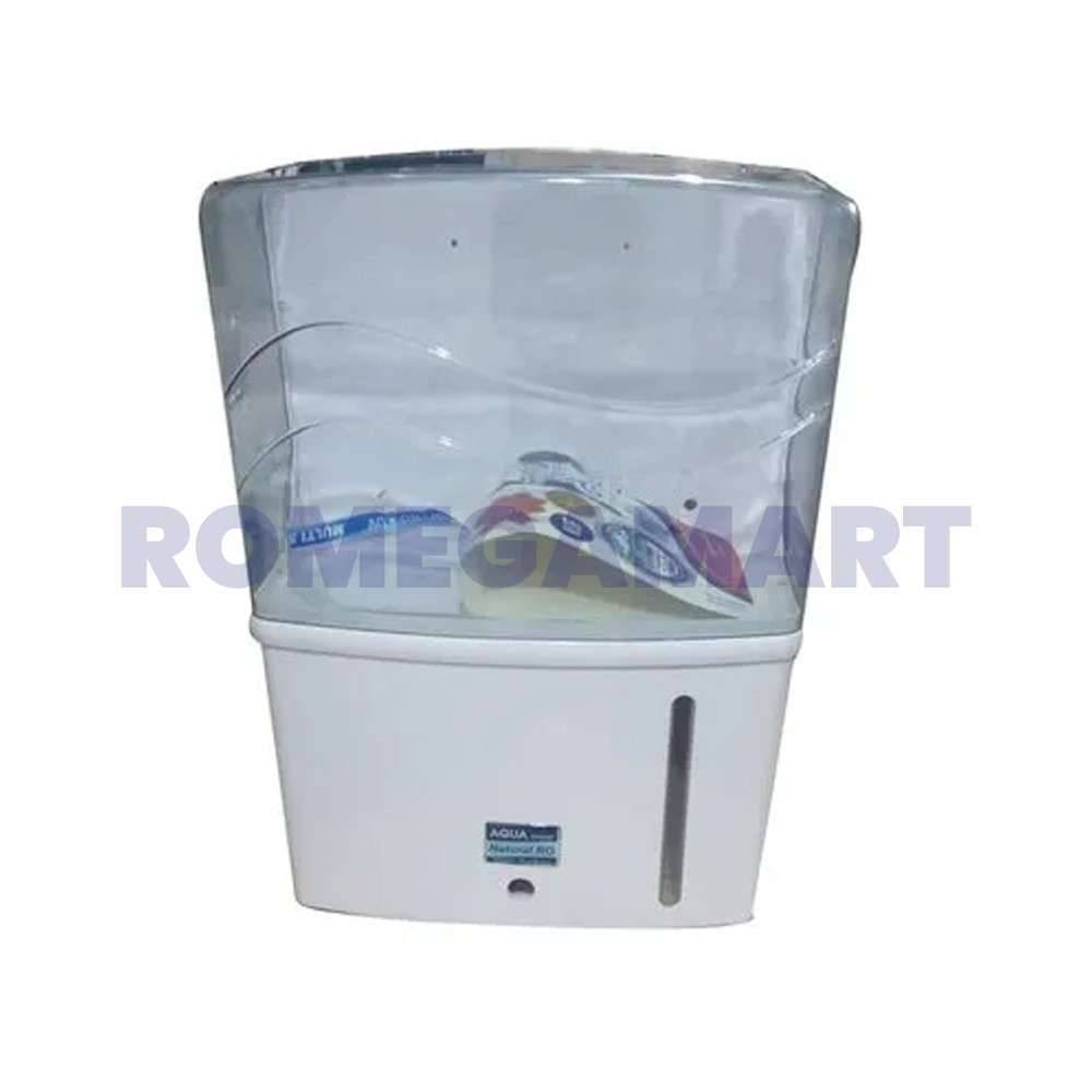Aqua White With Transparent Domestic RO Cabinet 12 Liter ABS Plastic Material - Sha Traders