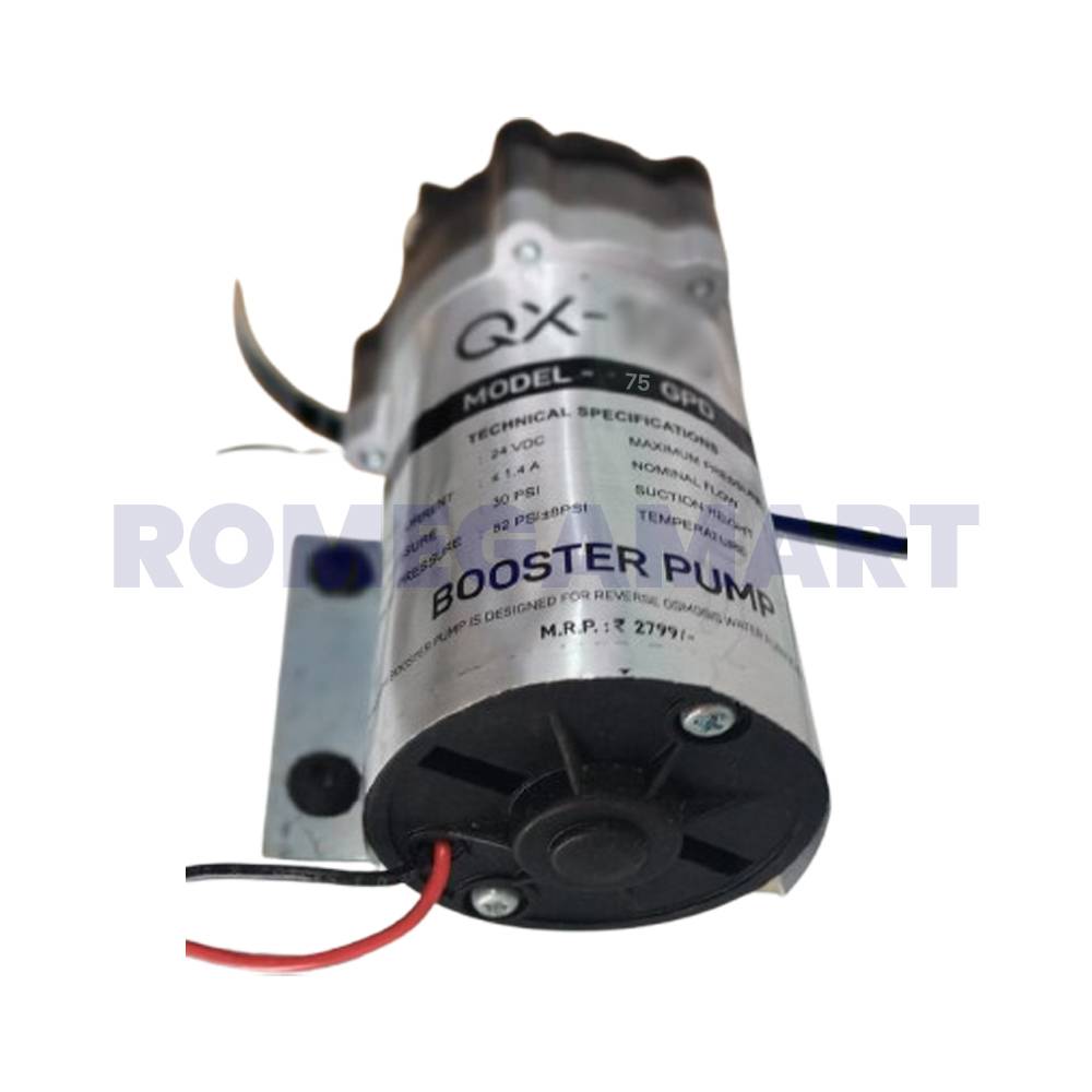 QX-75 GPD Booster Pump For Domestic Use - Aqua Pure and fresh enterprises