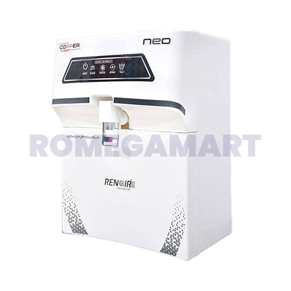 Renoir Alkaline White Water Purifier 12 Liter Storage For Domestic Use - Aqua Secure Ro System 