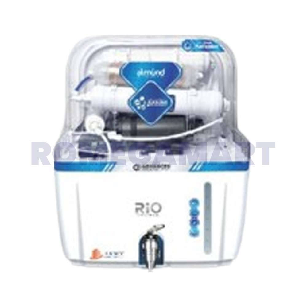 RIO Classic Plush Almond White With Transparent 12 Liter Storage Cabinet For Domestic Use - GTB JI WATER SOLUTION