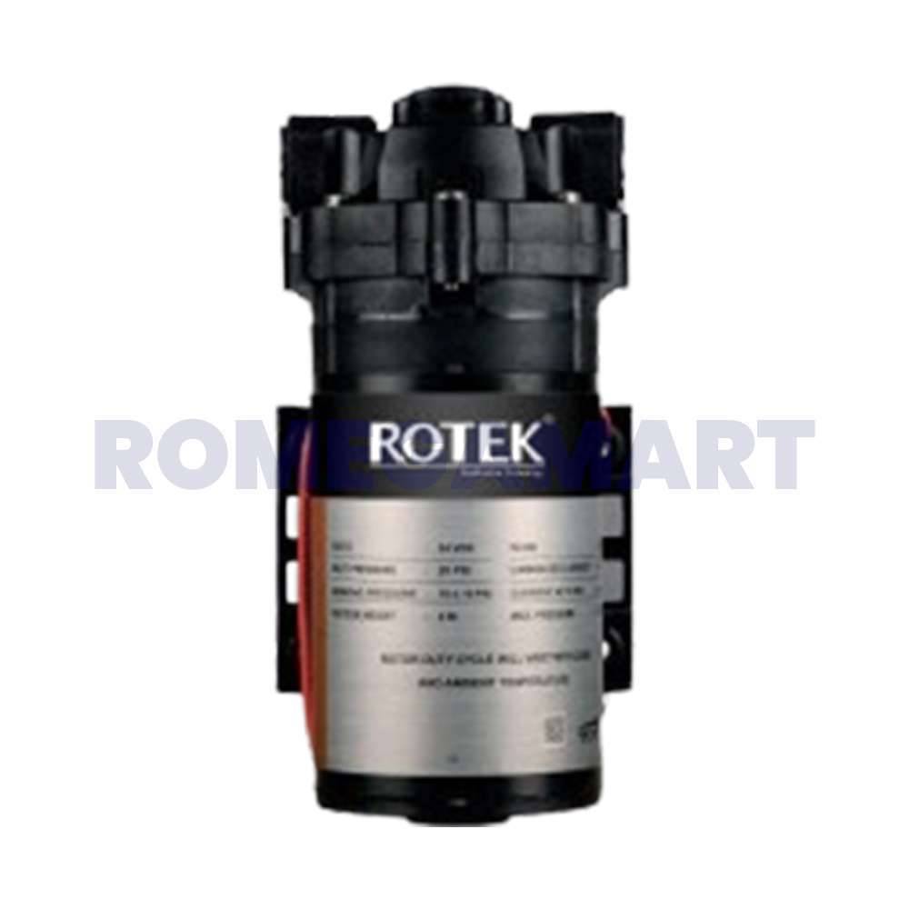ROTEK 150 GPD Booster Pump Black Color For Domestic Use - ZETTA WATER PURIFIER PRIVATE LIMITED 