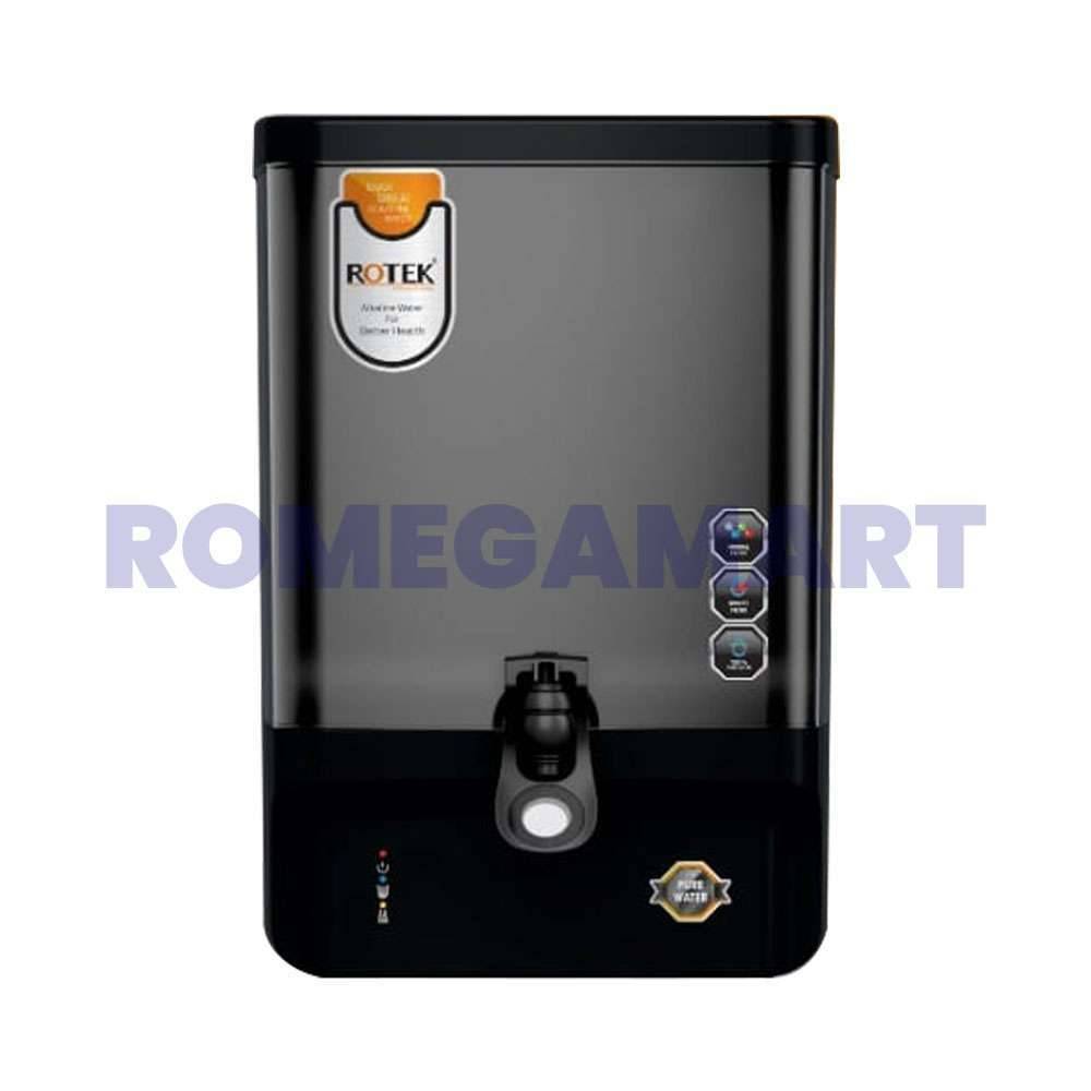 10 Liter Storage ROTEK Jade Black Color Water Purifier For Domestic Use - ZETTA WATER PURIFIER PRIVATE LIMITED
