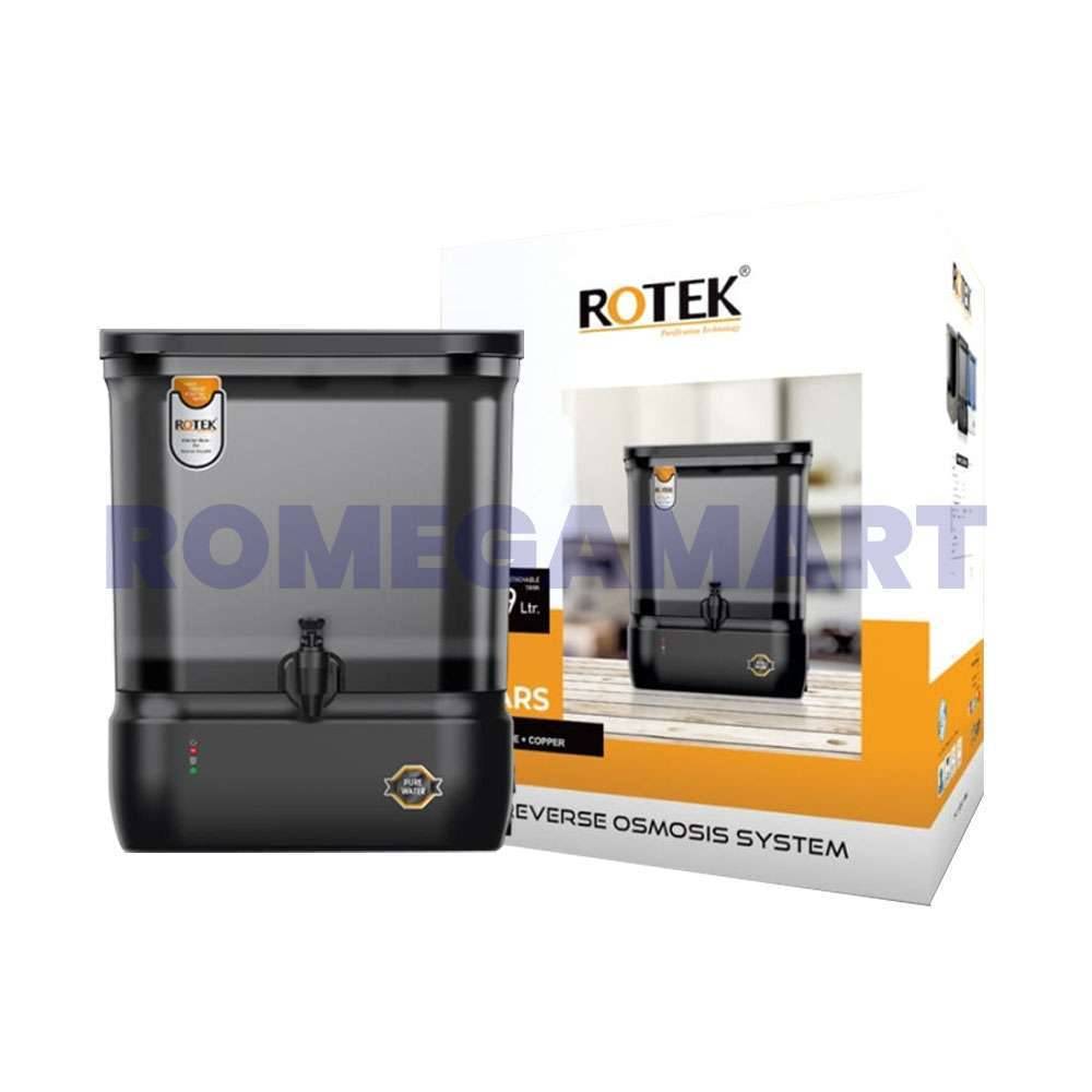 ROTEK Mars 9 Liter Storage Black Color Water Purifier For Domestic Use - ZETTA WATER PURIFICATION PRIVATE LIMITED
