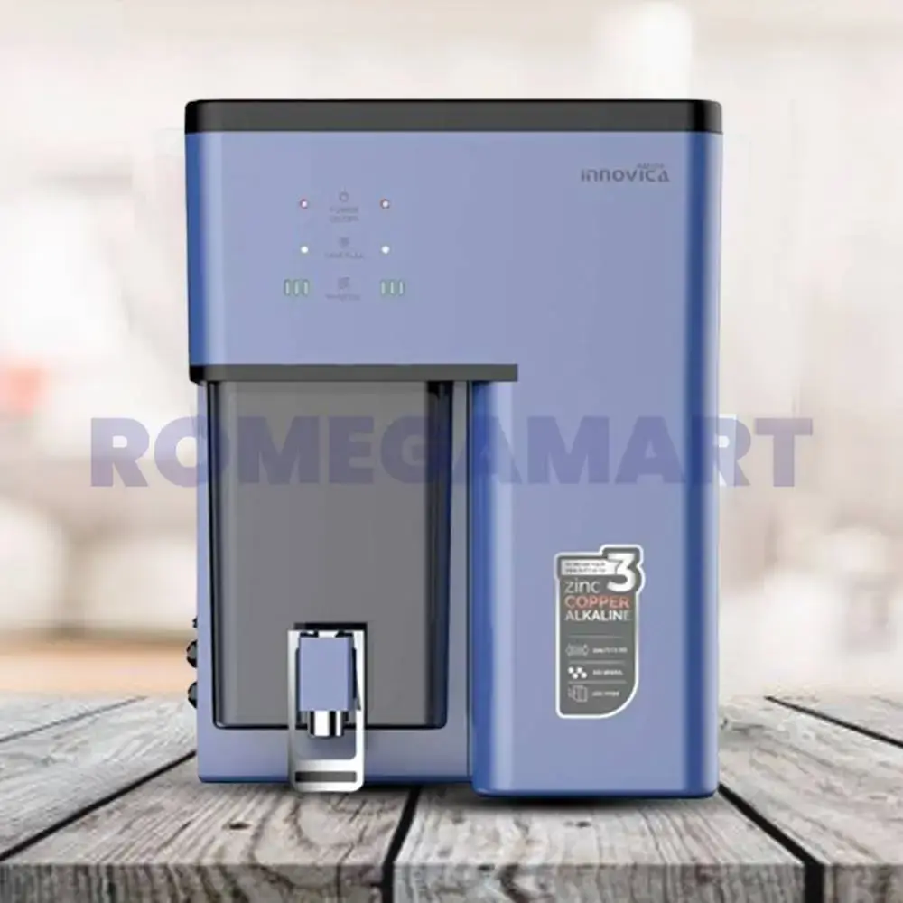 Aqua Innovica Mettalic Energy Blue Zinc+copper+alkaline Water Purifier 10 Liter Storage - ARYA Enterprises