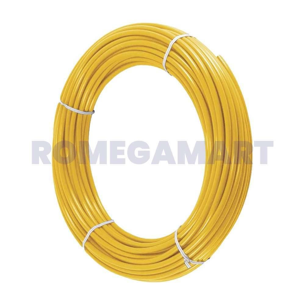 Rotek 1/4 Inch Pipe Roll 100 Meter Marking Vergin Yellow Color For Domestic Use - ZETTA WATER PURIFIER PRIVATE LIMITED 