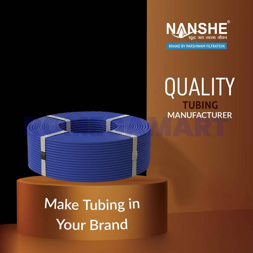 Nanshe Tubing 3/8 Inch Blue Color 100 Meter For Domestic Use - PARSHWAM  FILTRATION LLP 