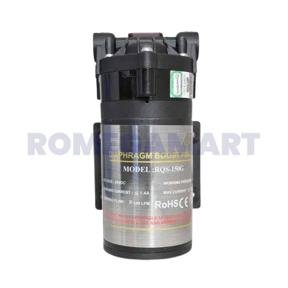 RUIQUAN 150 GPD 24 V Booster Pump For Domestic Use - EARTH RO SYSTEM  
