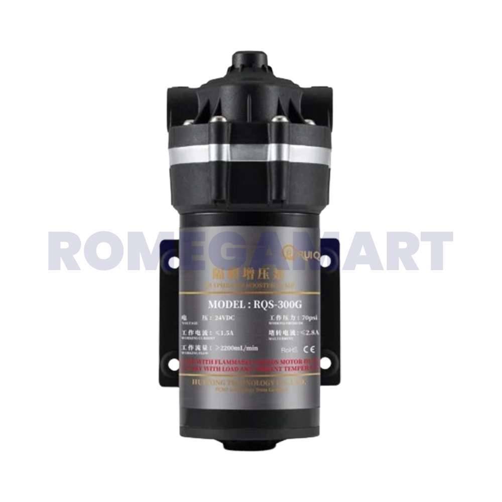 Ruiquan Booster Pump RQS 300 GPD Black Color Water Purifier Pump - EARTH RO SYSTEM