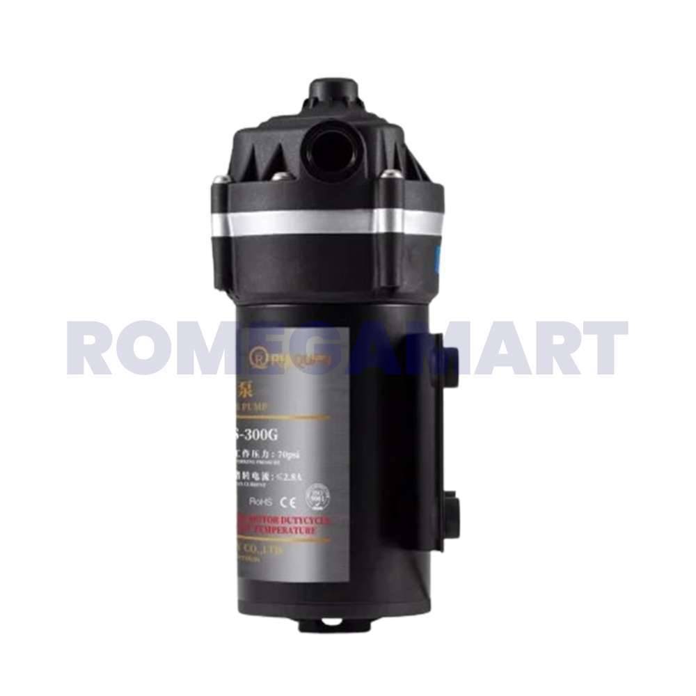 Ruiquan Booster Pump RQS 300 GPD Black Color RO Water Purifier Pump - EARTH RO SYSTEM