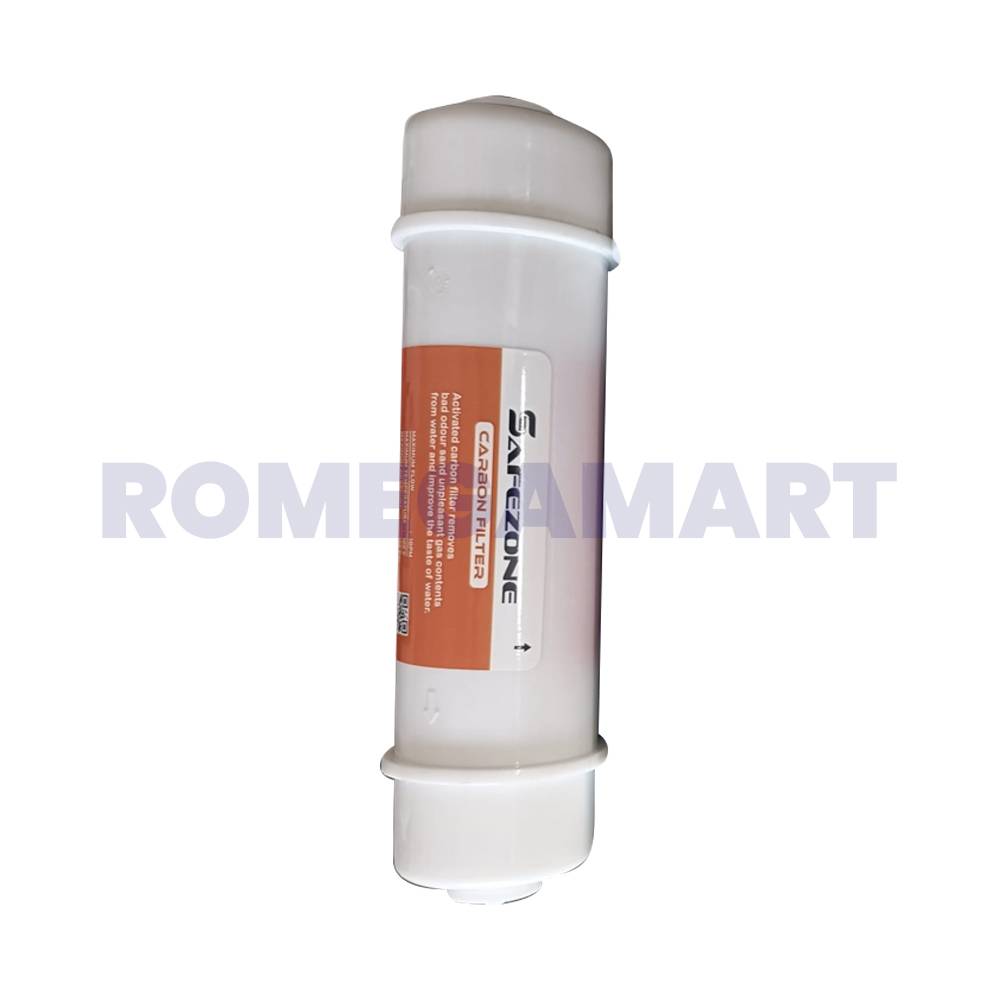 Safezone Carbon Filter White Color Polypropylene Material Domestic Use - Sahej Multitrade Services