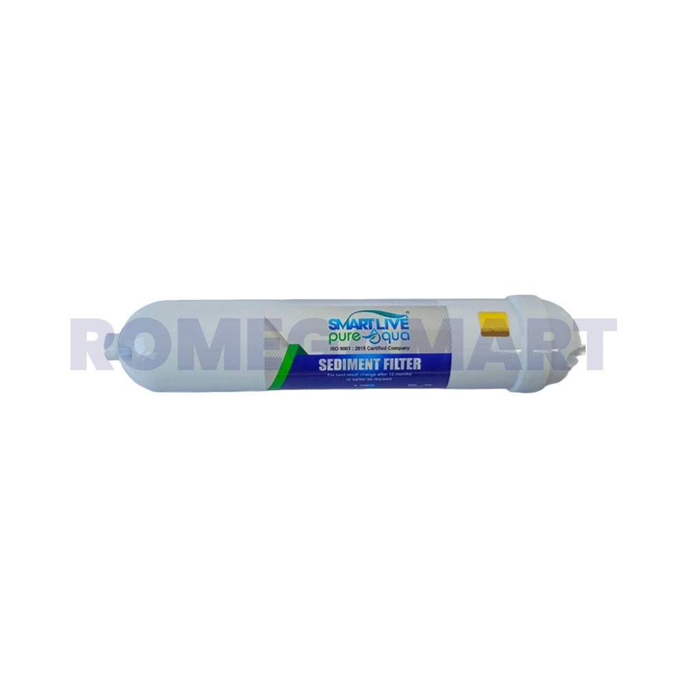 Smart Live Pure Sediment Filter White Color Plastic Material For Domestic - SMART LIVE PURE AQUA