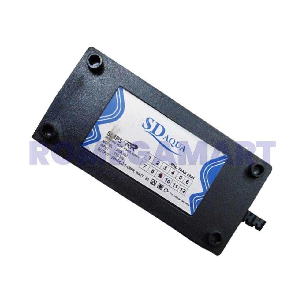 Aqua 2.5 Ampere SD-100 SMPS 24 Volt For Domestic - GTB JI WATER SOLUTION