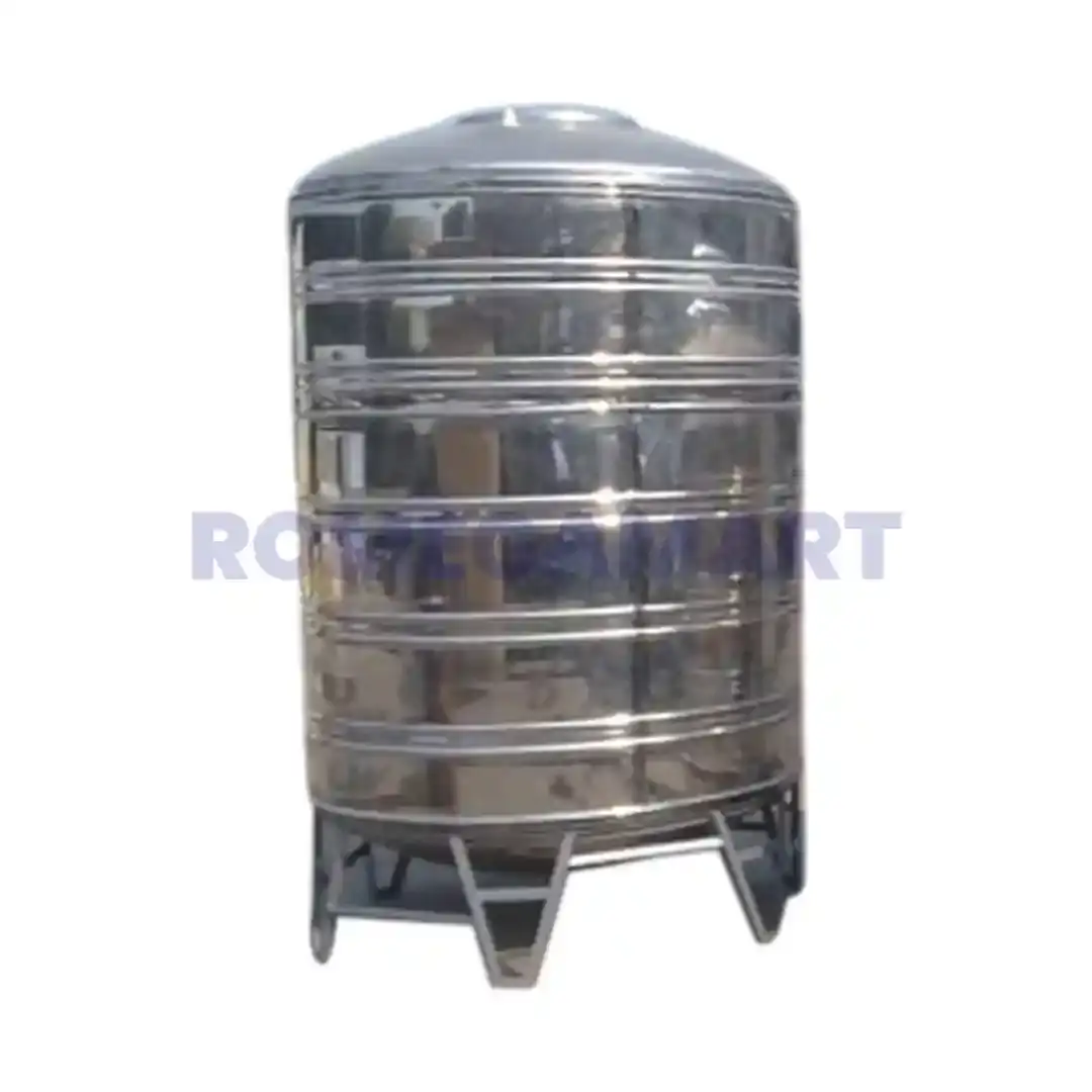 3000 Liter SS Storage Tank Silver Color RO For Industrial Use -  Crystal Water Solutions