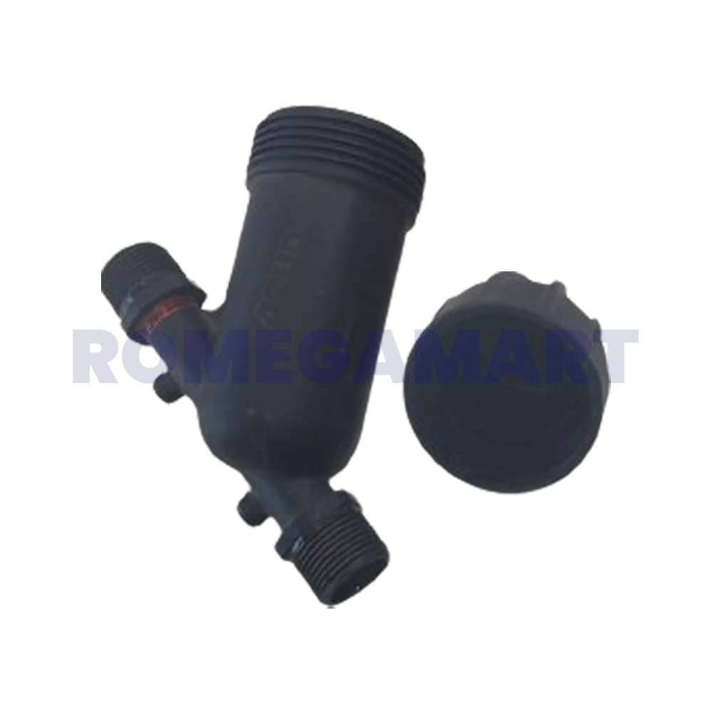1.5 Inch Strainer Filter Black Color Y Type For Industrial Water Purifier - PITALIYA WATERTECH INDUSTRIES