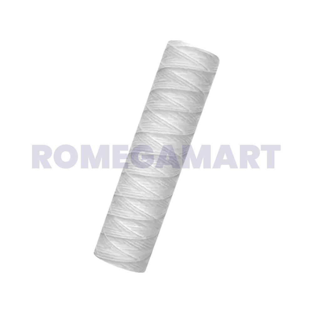 String Wound Cartridge Filter White Color Plastic Material Suitable For All Types of Domestic RO - Angel Chemicals Private Limited