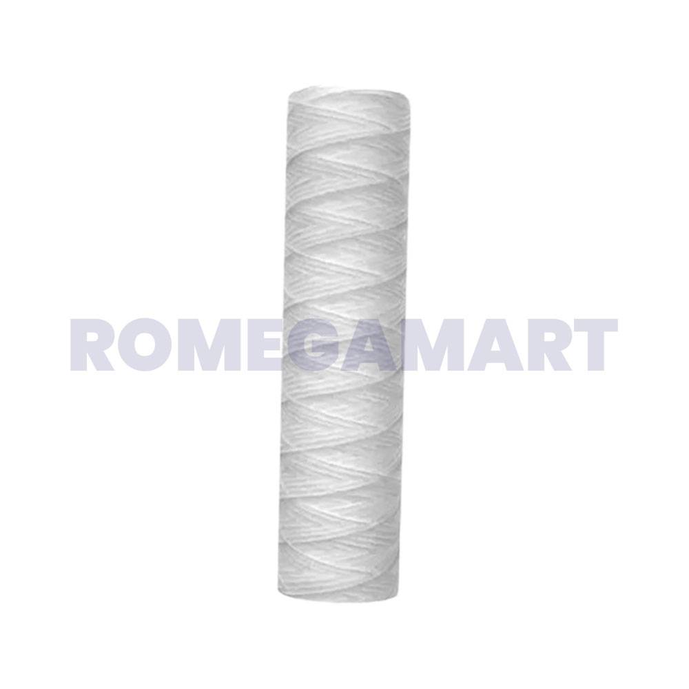 String Wound Cartridge Filter White Color Plastic Material Suitable For All Types of Domestic RO - Angel Chemicals Private Limited