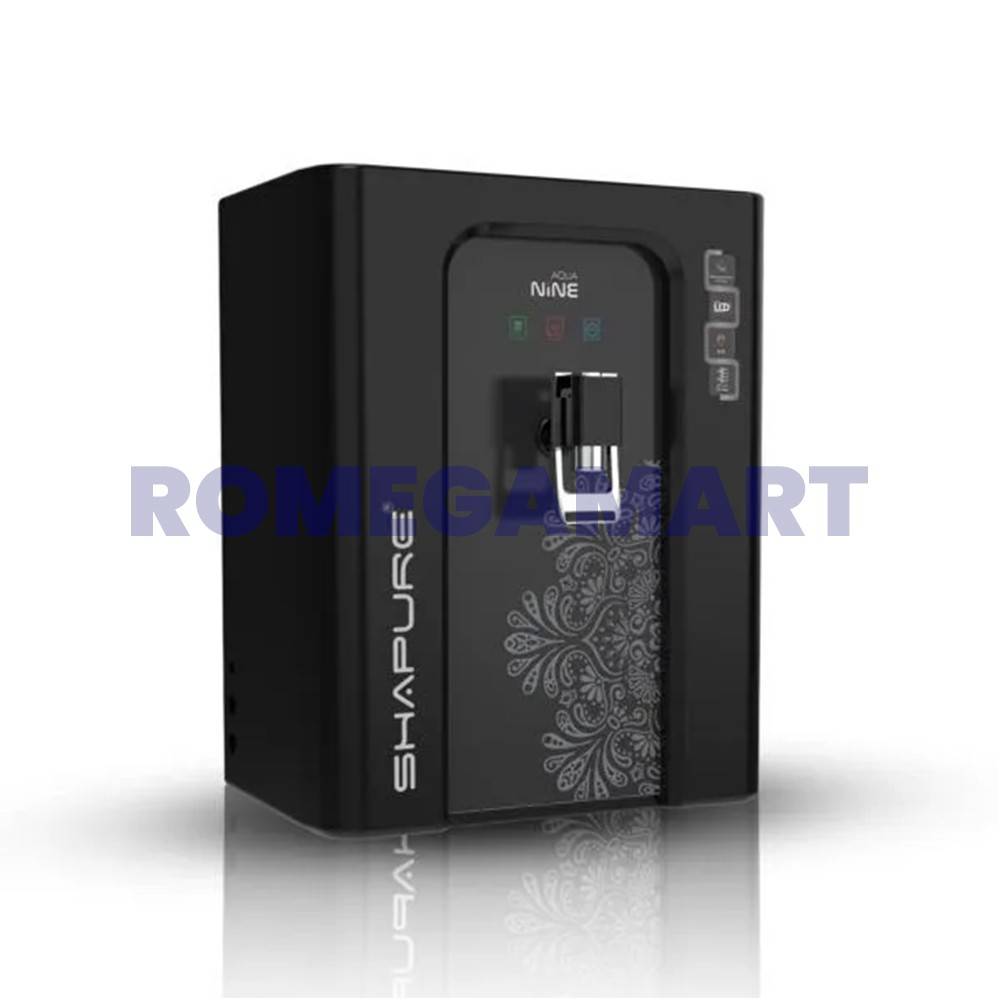 Shapure Aqua Nine 901 Best Water Purifier 10 Liter Storage For Healthy Drinking Water Black Color - Sha Traders