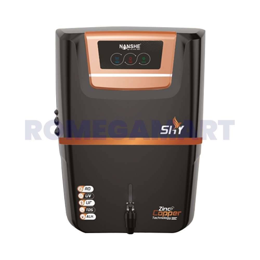 NANSHE Sky Dark RO+UV+UF+ZN+CU+TDS 10 Liter Storage Capacity Domestic Water Purifier - PARSHWAM FILTRATION LLP