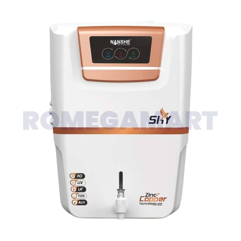 NANSHE Sky RO+UV+UF+ZN+CU+TDS 10 Liter Storage Capacity Domestic Water Purifier White Color - PARSHWAM FILTRATION LLP