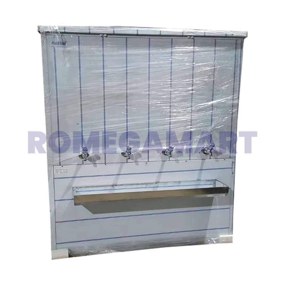 Stainless Steel Cold Water Cooler 150 Liter Storage Silver Color - Drink Pure Water
