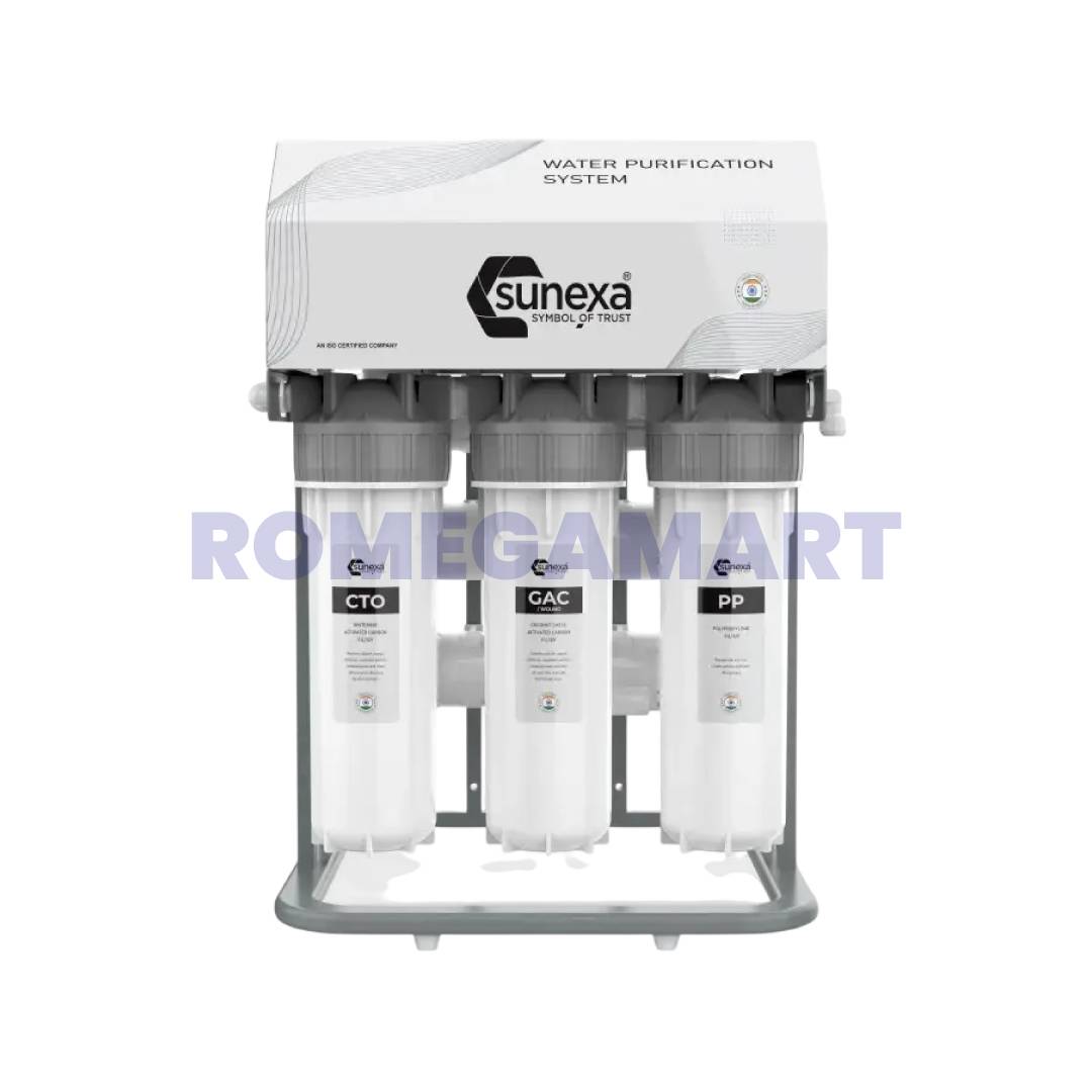 Sunexa 25 LPH RO Plant Capacity FRP Material White Color Commercial - RK ENTERPRISES