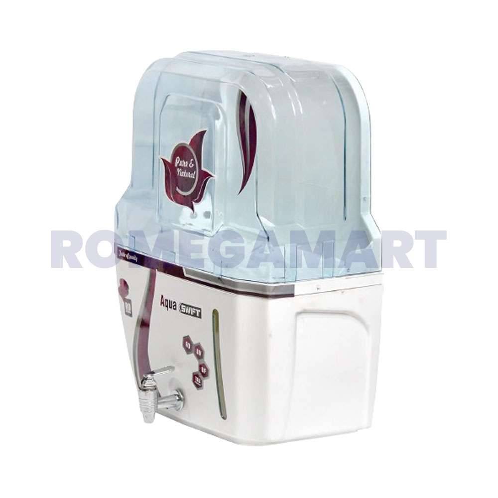 Aqua Swift Eco RO+UV+UF+TDS+ALKLINE+COPPER+MINERAL Water Purfiier 12 Liter Storage ABS Plastic Material Suitable For Domestic - GTB JI WATER SOLUTIONS