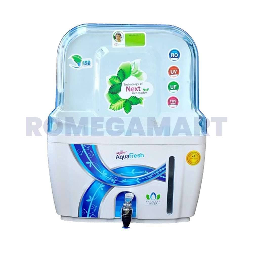 Aqua Swift Fresh 12Liter Storage Capacity Domestic RO Cabinet With Transparent Body ABS Plastic Material - JAZZ PURE WATER SOLUTIONS