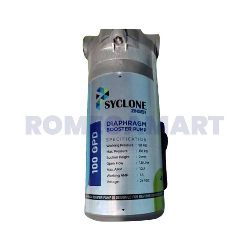 Syclone 100 GPD Booster Pump 140 PSI Working Pressure Suitable For Domestic RO - GTB JI WATER SOLUTION