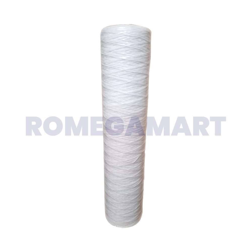 20X4.5 Inch Jumbo Wound Filter Polypropylene Material 10 Micron White Color For Industrial - GTB JI WATER SOLUTION