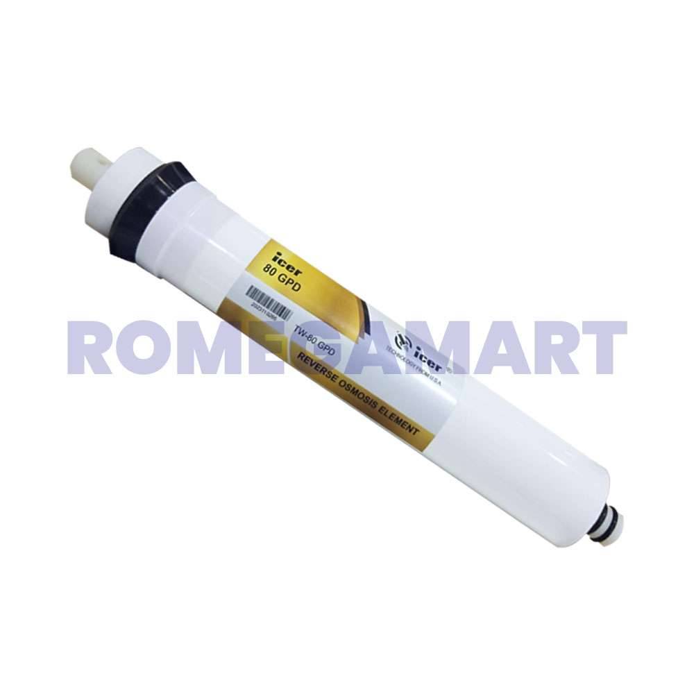 Icer TW 80 GPD Membrane For Domestic RO - GTB JI WATER SOLUTIONs