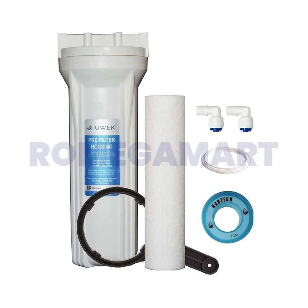 UWEK Pre Filter Spanner Teflon Tape For Water Purifier Combo Pack - CO ORBITAL INDIA