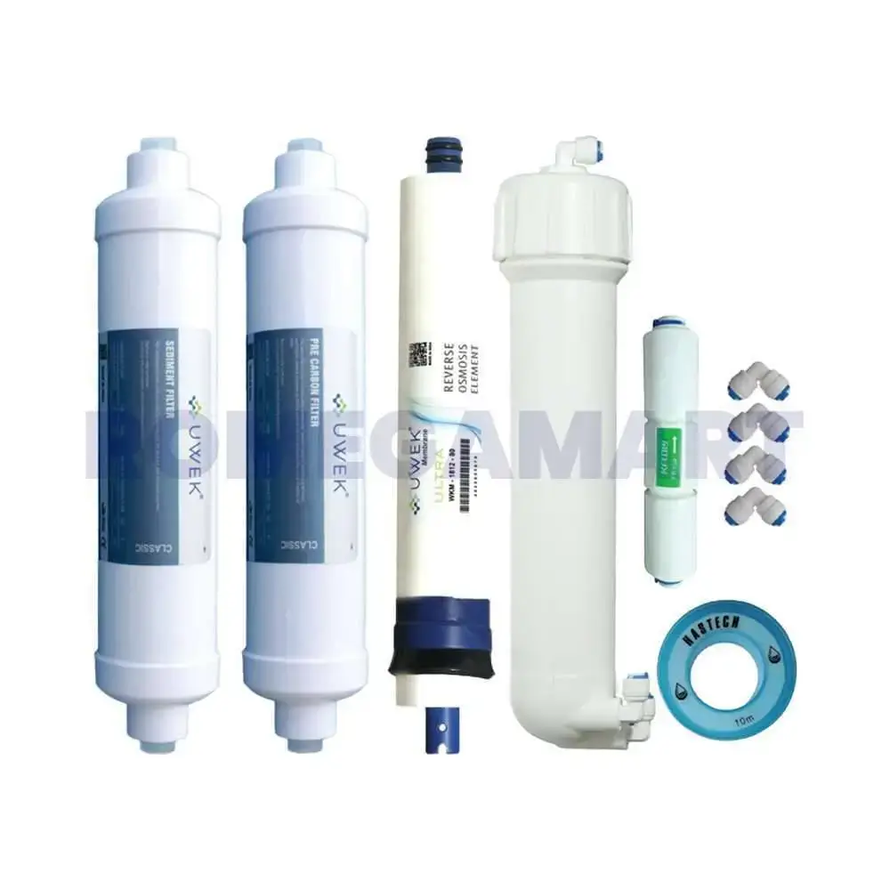 UWEK Ultra 80 GPD Pre Inline Filters All Type of RO Water Purifiers Combo Pack - ‎COORBITAL INDIA