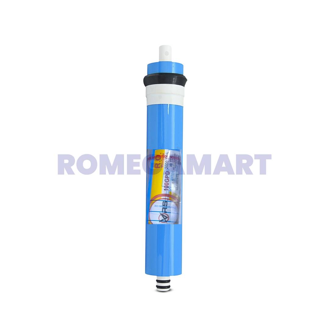 VRS 100 GPD Ro Membrane 1500/2000 TDS Blue Color For Domestic Use - Vats Aqua Ro System