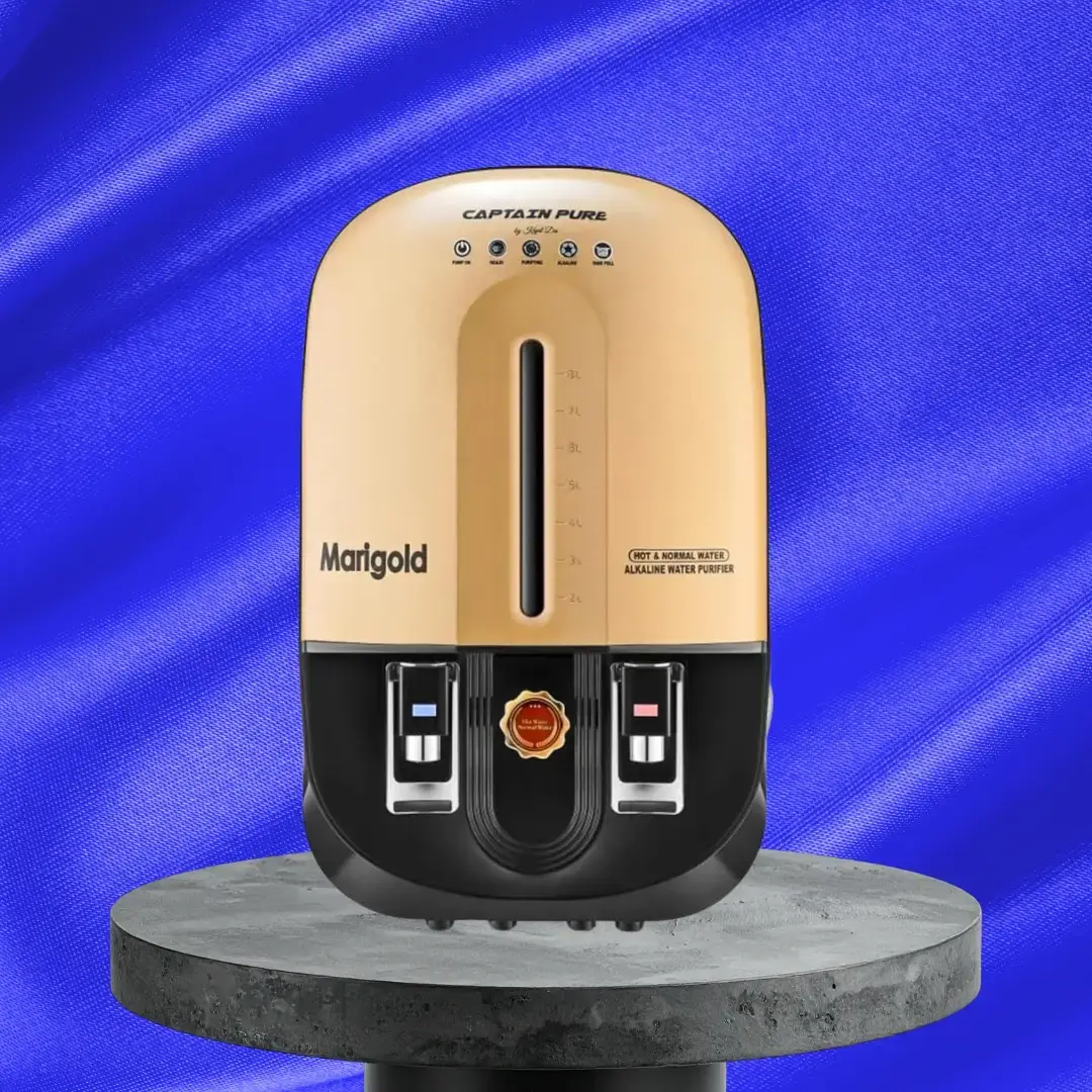 Captain Pure Marigold Water Purifier 9 Liter Storage Hot And Cold Water Purifier - SAI TRADERS