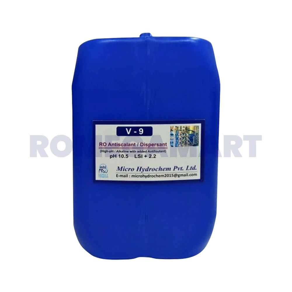 V-9 RO Antiscalent Dispersent Ph 10.5 Lsi+2.2 5 KG Drum For Industrial - Micro Hydrochem Pvt LTd